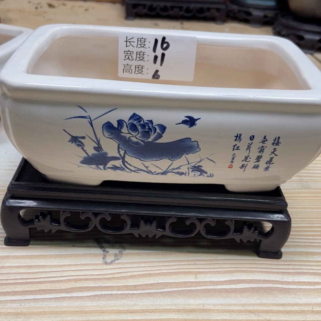 瓷片陶瓷花盆陶瓷艺术