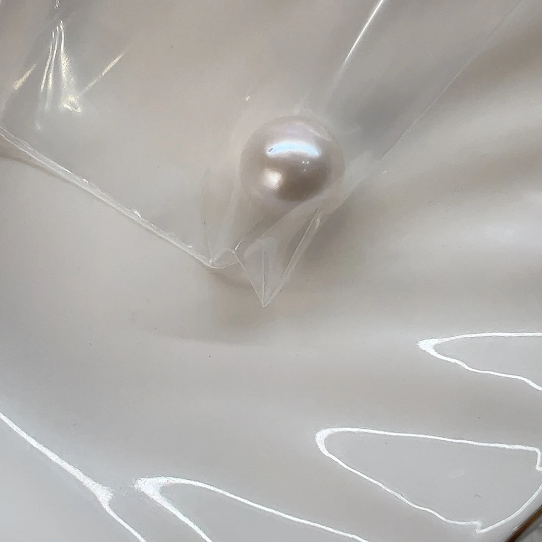 银S925镶嵌淡水珍珠裸珠290一颗