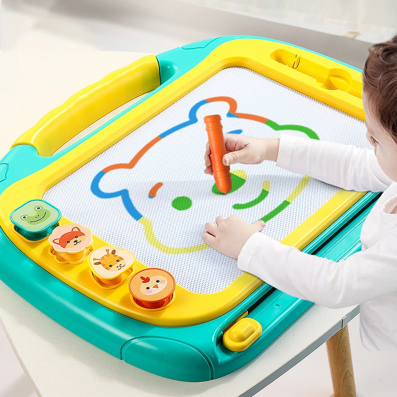 儿童画板家用幼儿磁性写字板宝宝涂鸦磁力画玩具画画板1-3岁幼儿