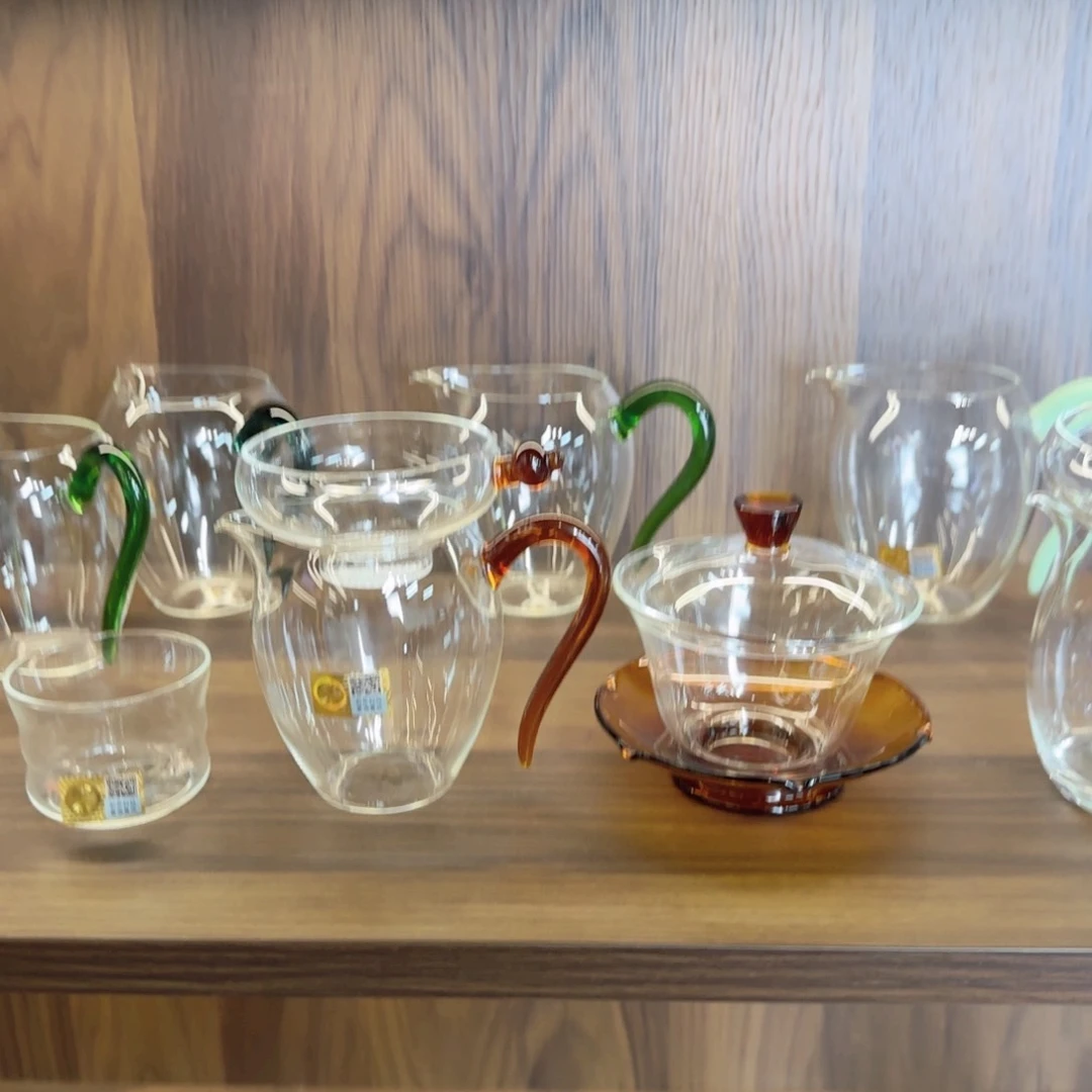 东***发怡然中号琥珀➕琥珀激光滤网➕荷叶盖碗琥珀