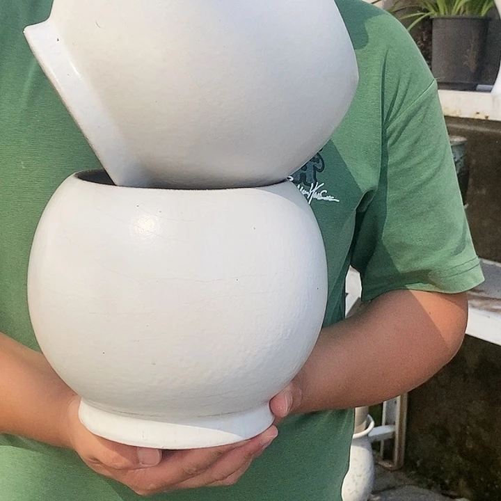 紫砂花盆口15高19福利