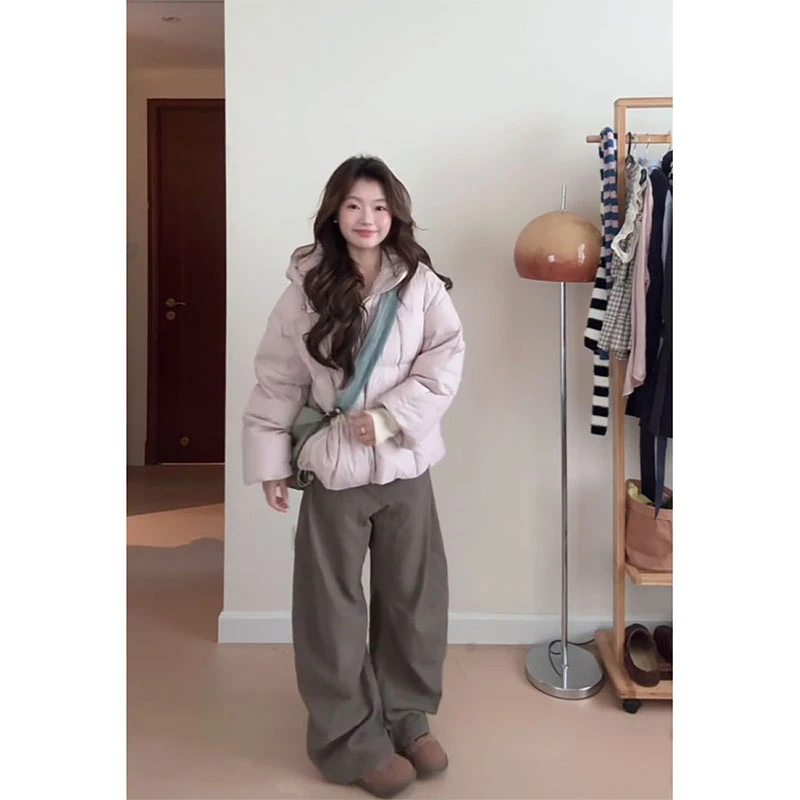 MARIE.COCO独特超好看加厚保暖棉衣外套女气质宽松阔腿裤两件套
