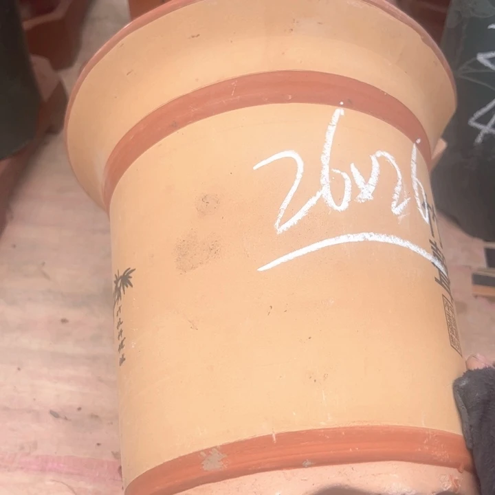 红陶紫砂兰花盆微瑕