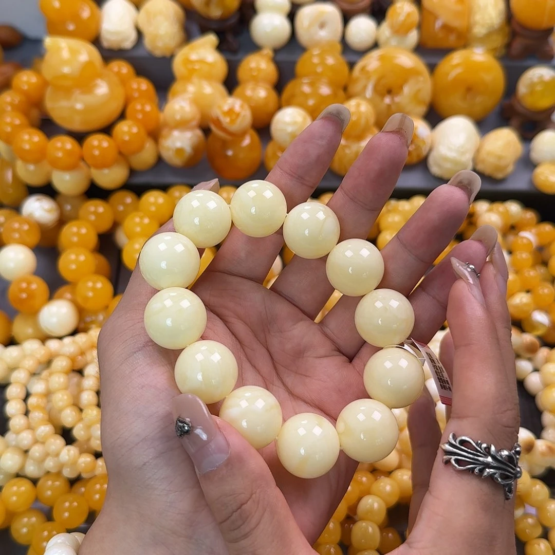 蜜蜡未镶嵌珠宝奇石同料20mm