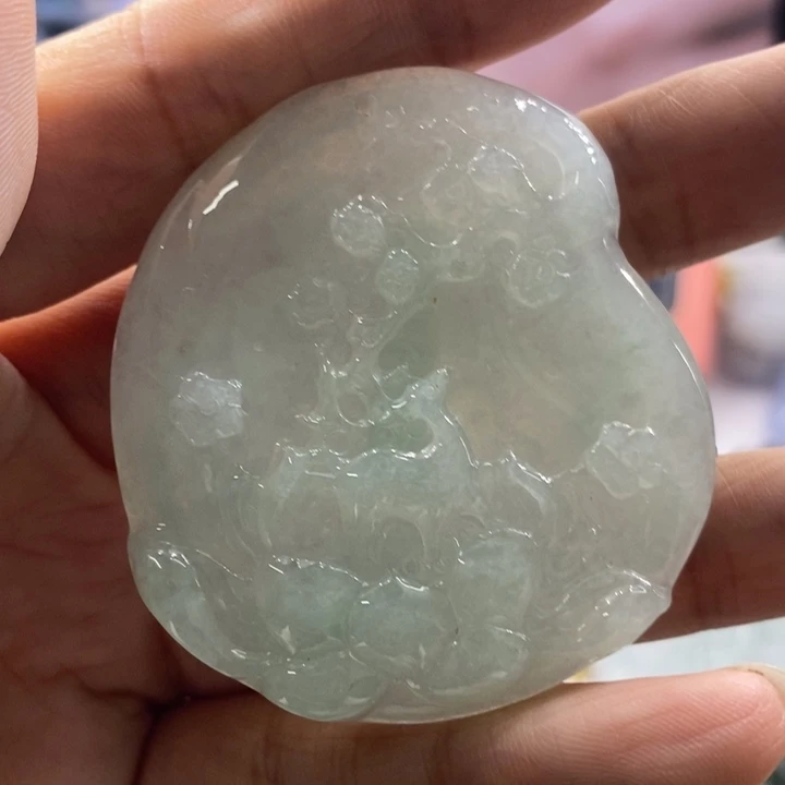 正***正翡翠未镶嵌吊坠(不含链)2840