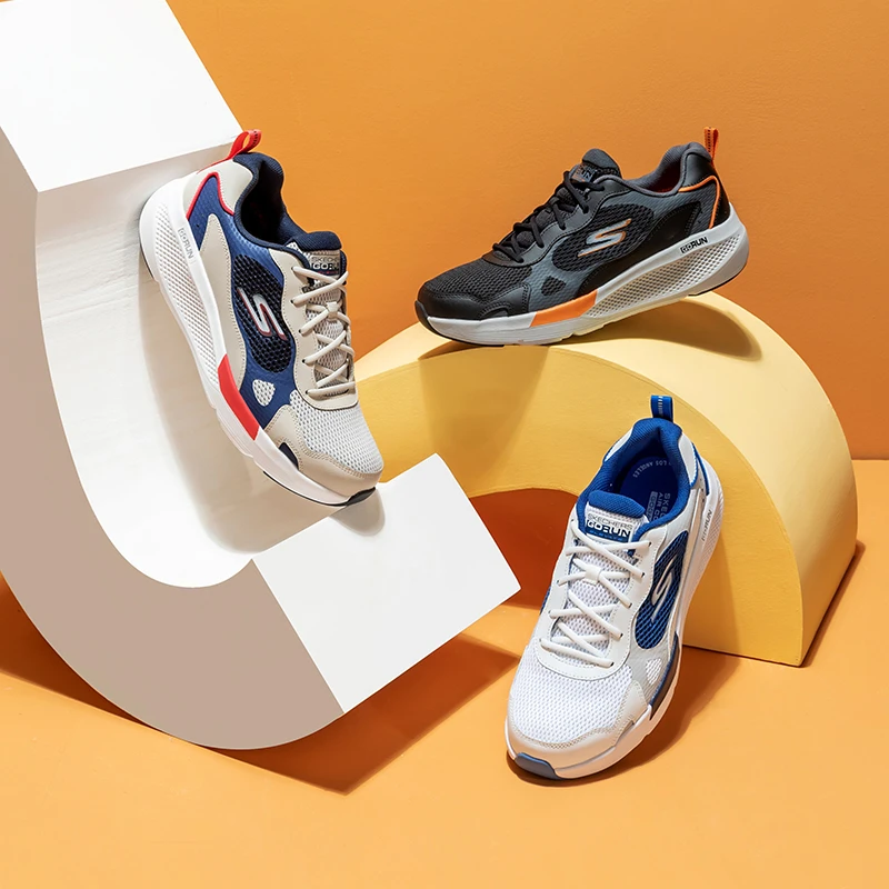 斯凯奇夏季新款网面透气运动休闲鞋舒适缓震百搭跑步鞋220321