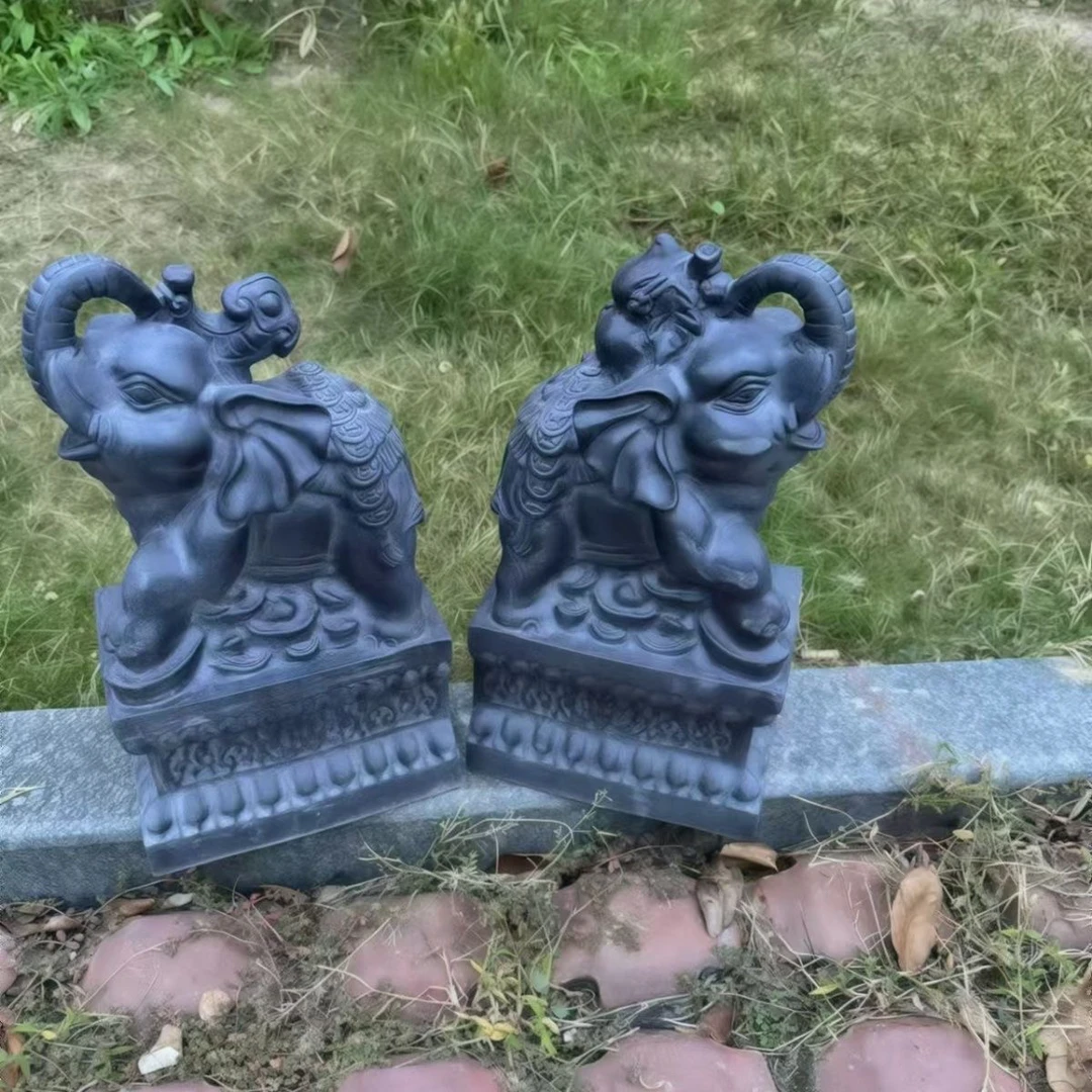 青石大象石雕雕刻