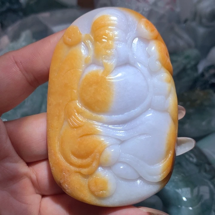 翡翠未镶嵌颈饰保真天然A货翡翠