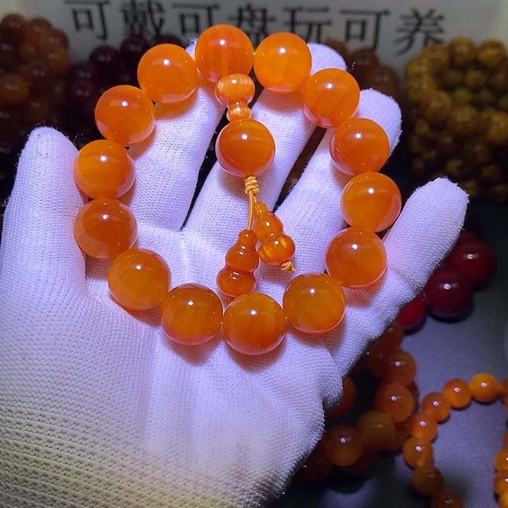 手串/手链松木（琥珀木）1.6 包浆高货