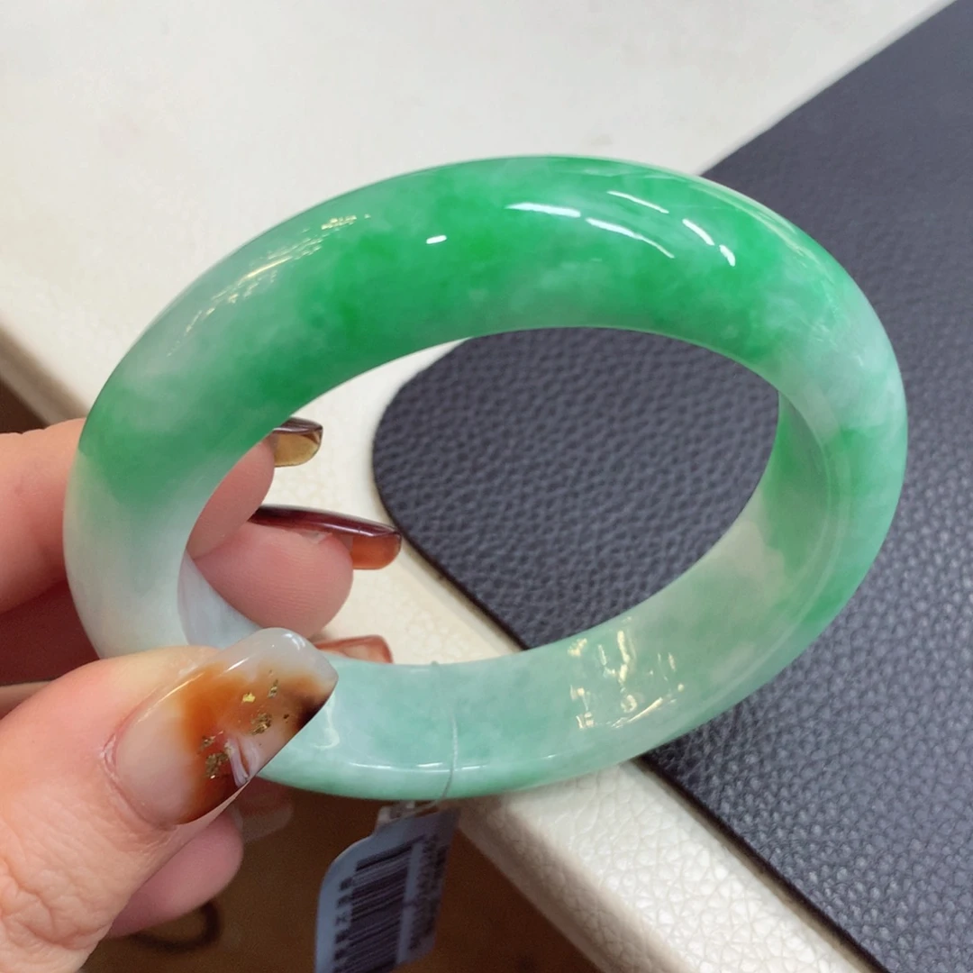 未镶嵌手镯翡翠缅甸57圈