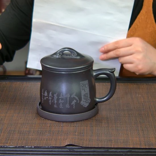 茶杯紫砂高货放漏