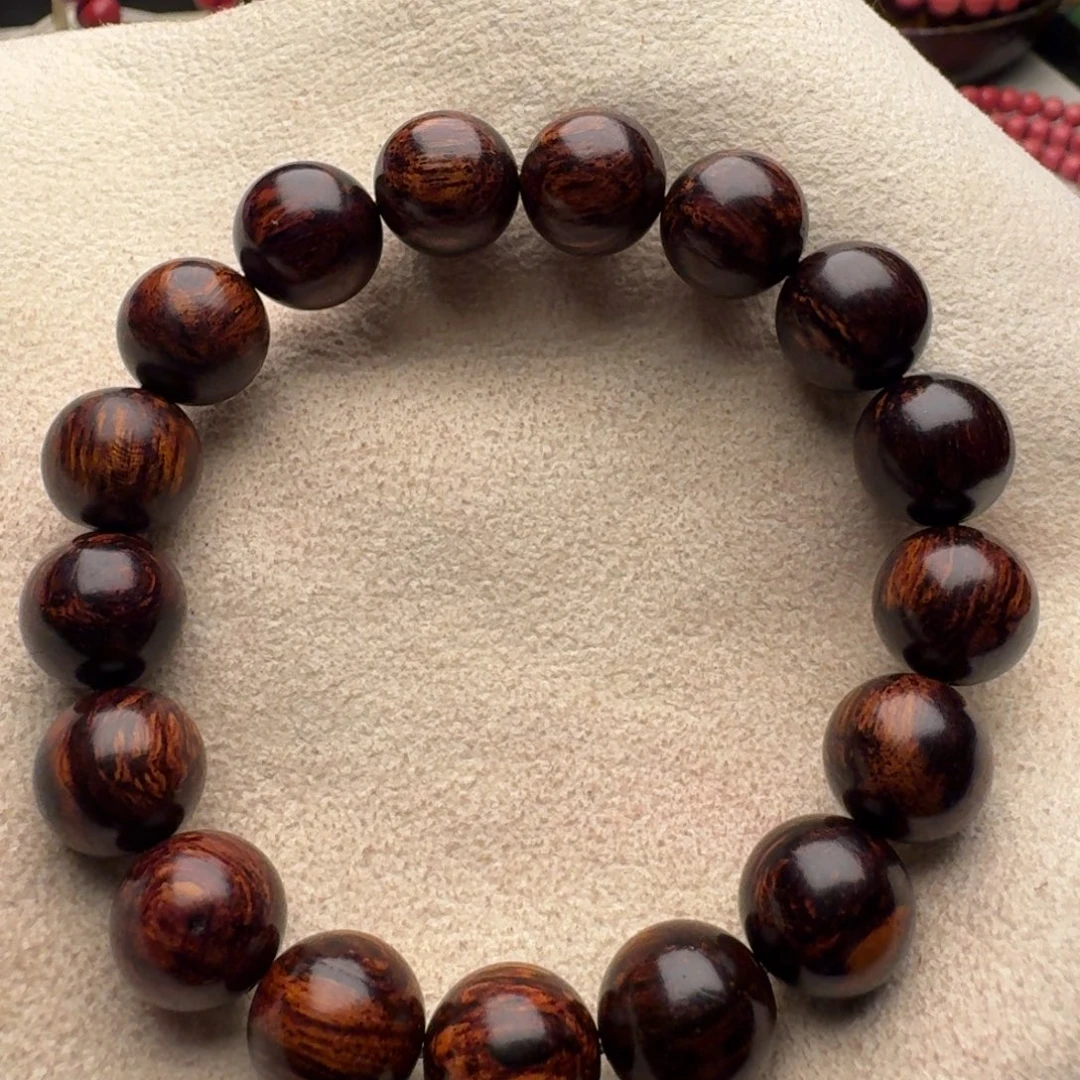 手串/手链小叶紫檀海南红绛微瑕不介意去拍