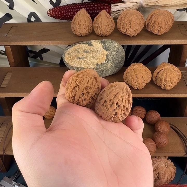 吊坠文玩核桃野生鸡心