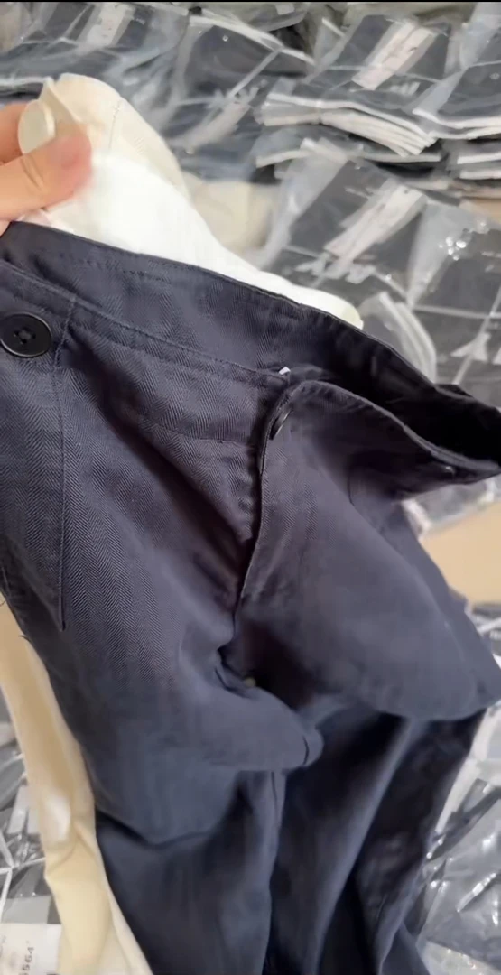 夏季新款高腰显瘦大码阔腿高腰显瘦百搭休闲八分裤