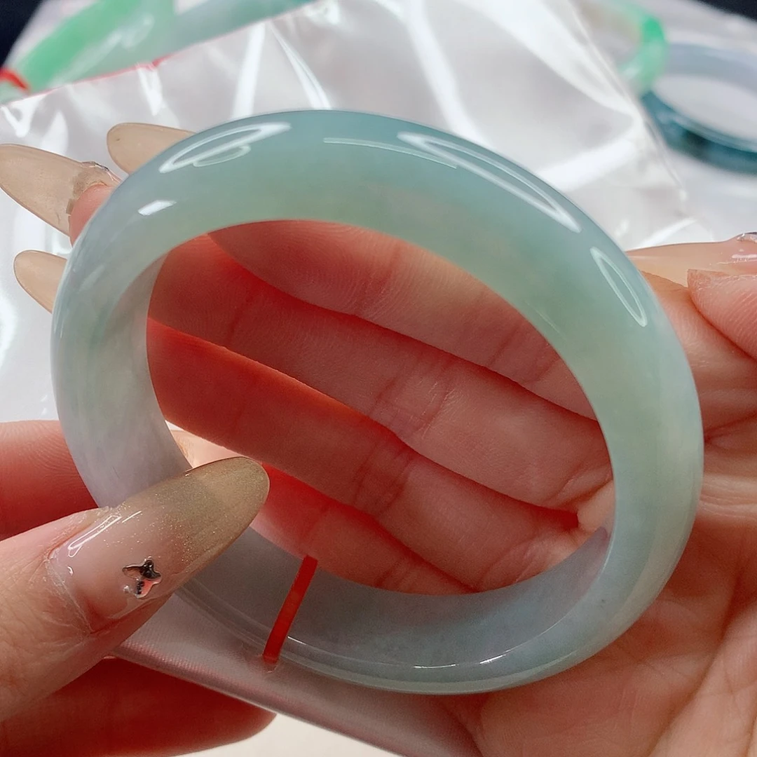 翡翠手镯未镶嵌58 正圈