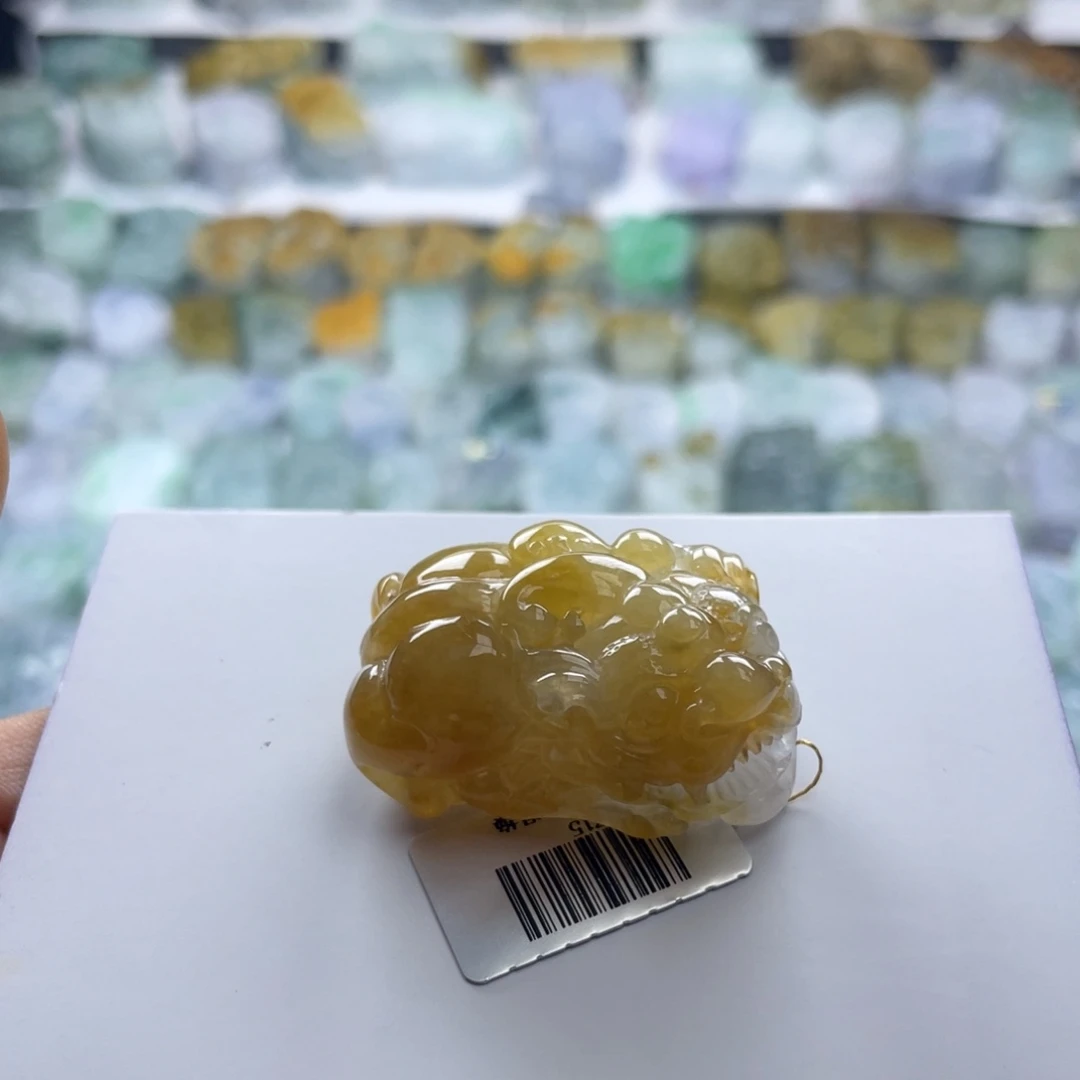翡翠未镶嵌颈饰貔貅