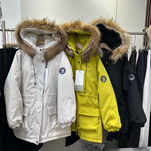 【娇娇大姐】加绒加厚款冲锋衣派克服25959