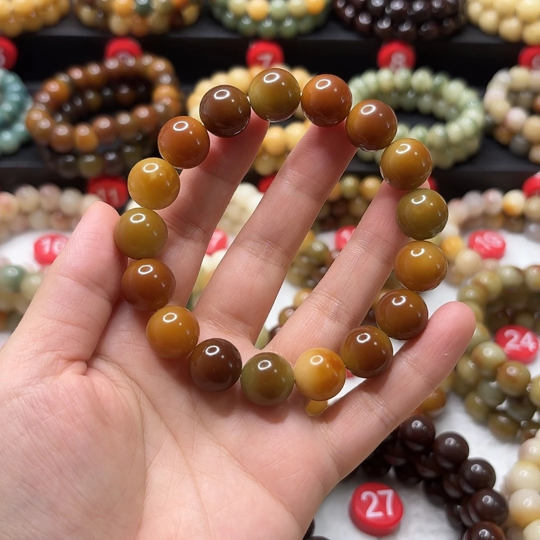 菩提根/象牙果手串敦煌正圆珠
