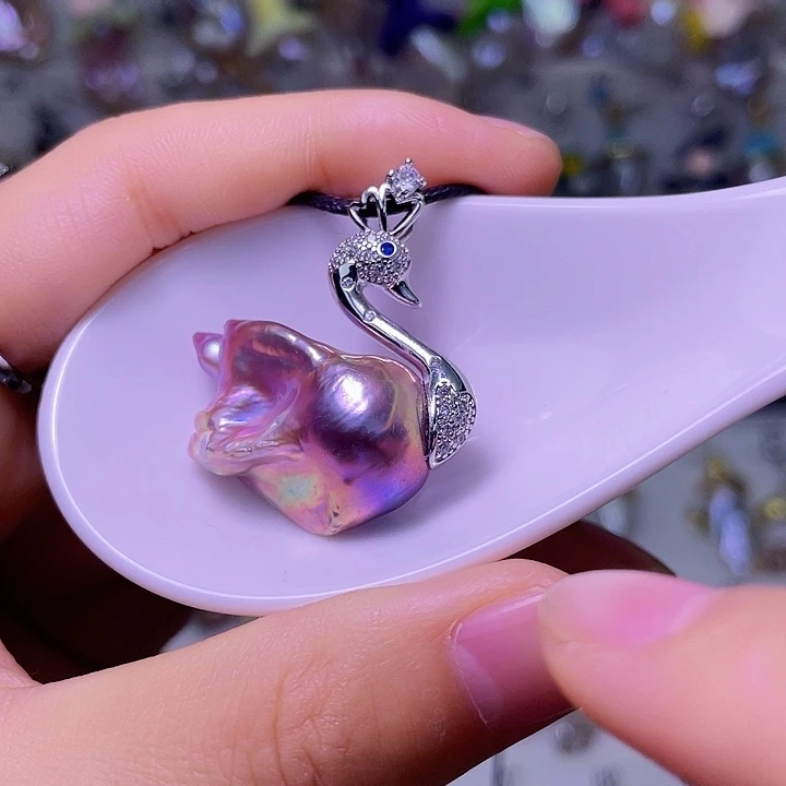 颈饰合金淡水珍珠11