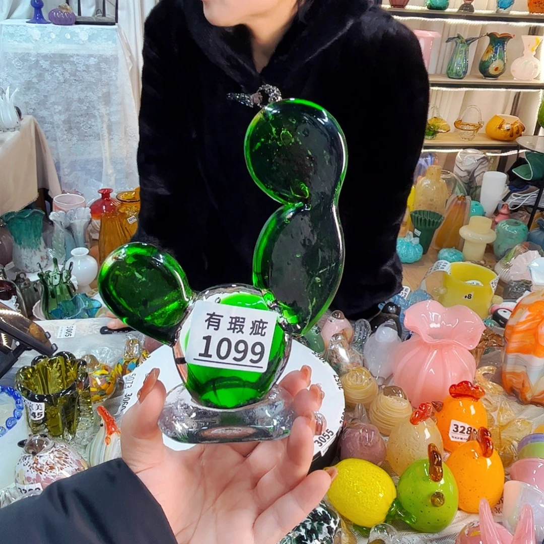 1099 家悦美居琉璃摆件瑕疵
