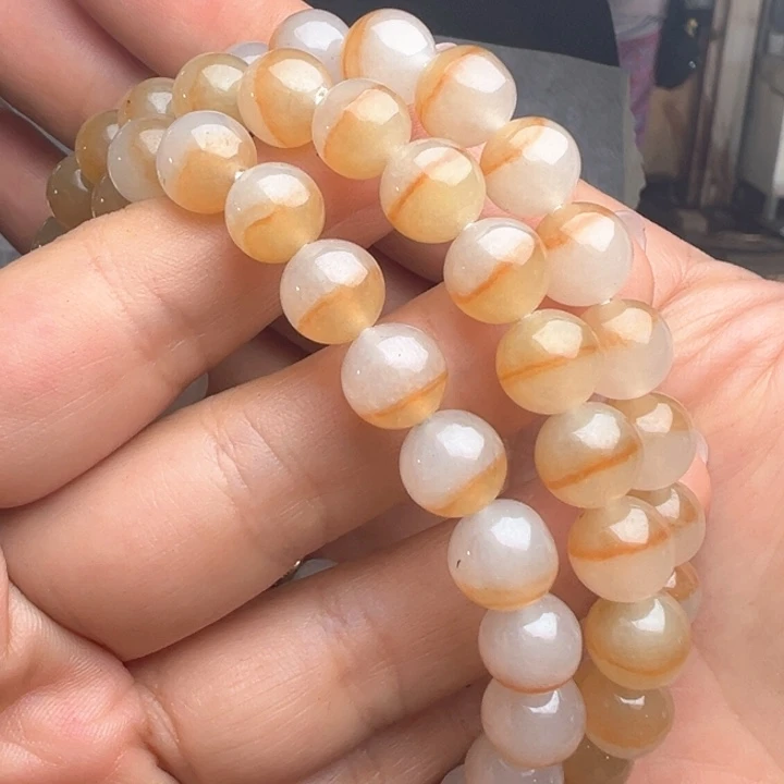 定制翡翠未镶嵌9.1mm金腰带