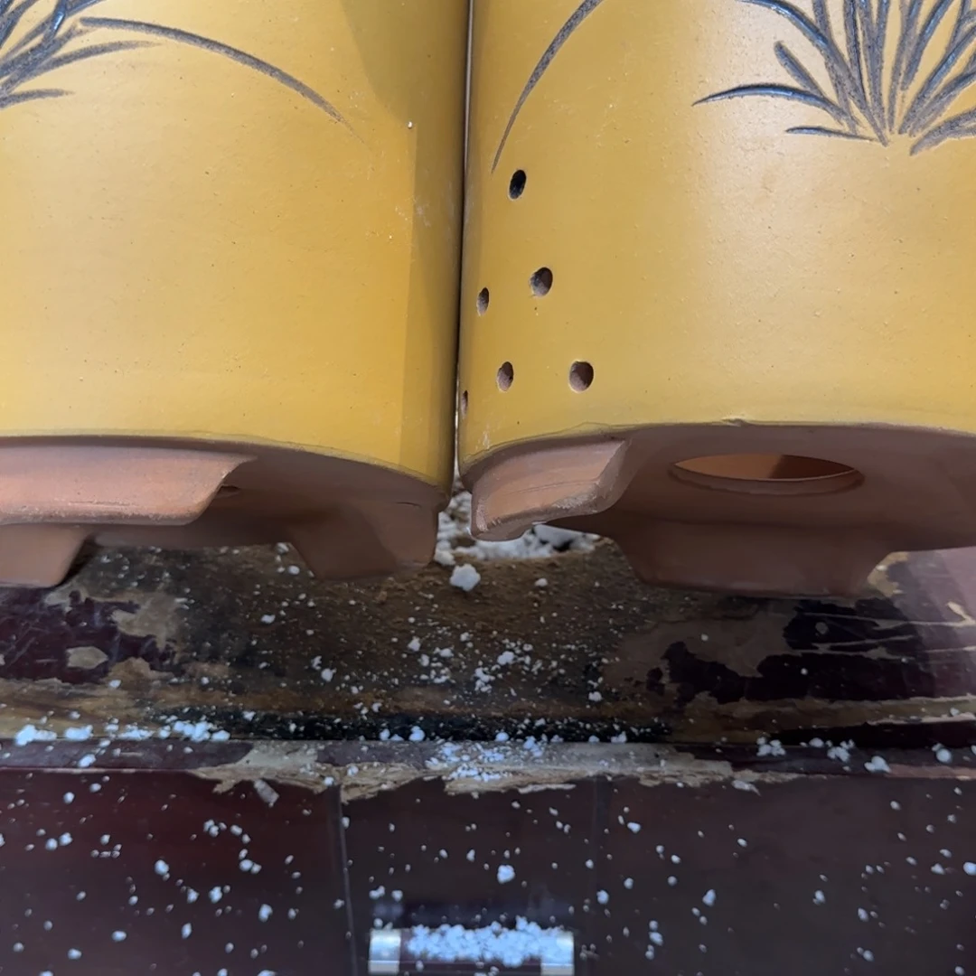 紫砂花盆口径14.17口径