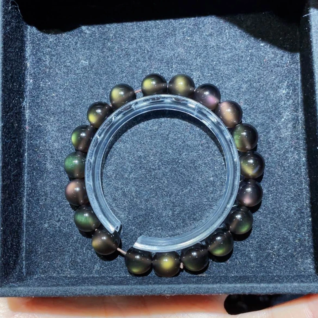 【闪购商品】黑曜岩手链未镶嵌୧****