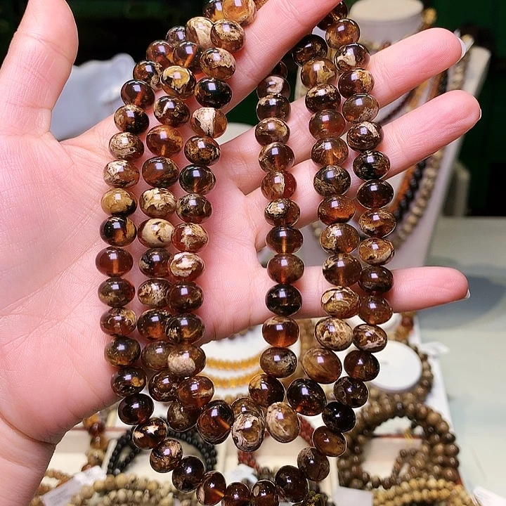 琥珀未镶嵌裸石抚顺琥珀10-溶洞