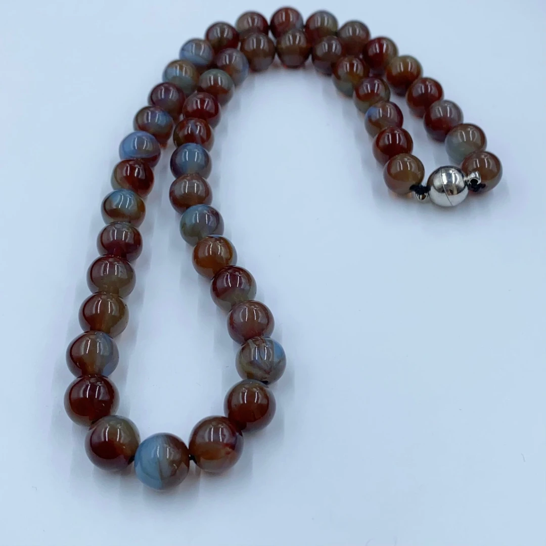 项链 194 精美棕色珠珠项链尺寸10mm多样性发货