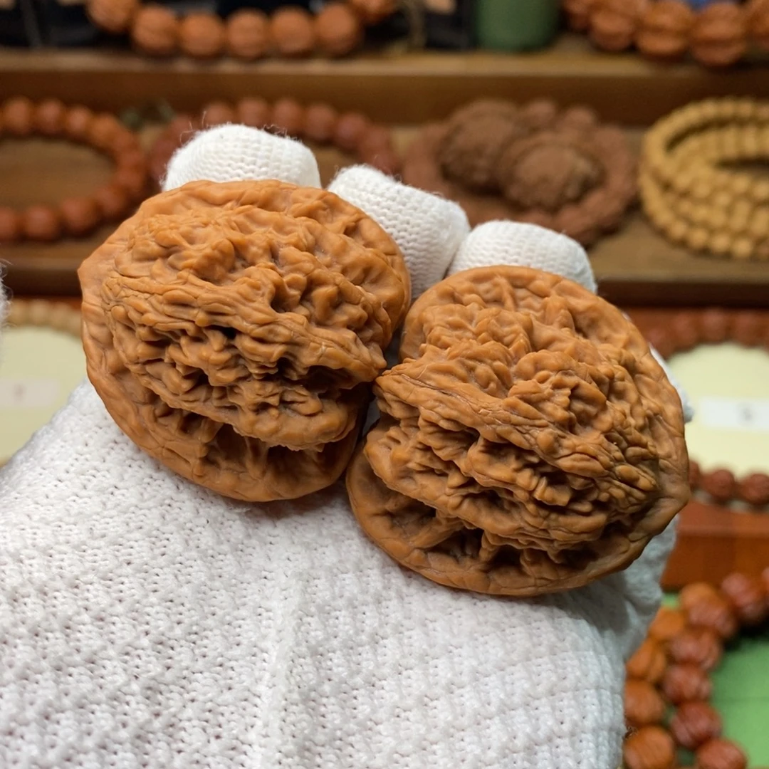 吊坠文玩核桃麦穗虎头