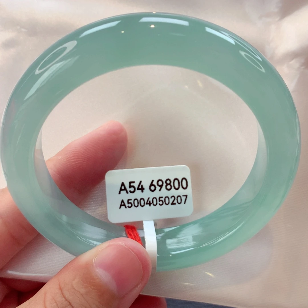 未镶嵌手镯翡翠0毛孔0结构种老肉细显白推荐7号11