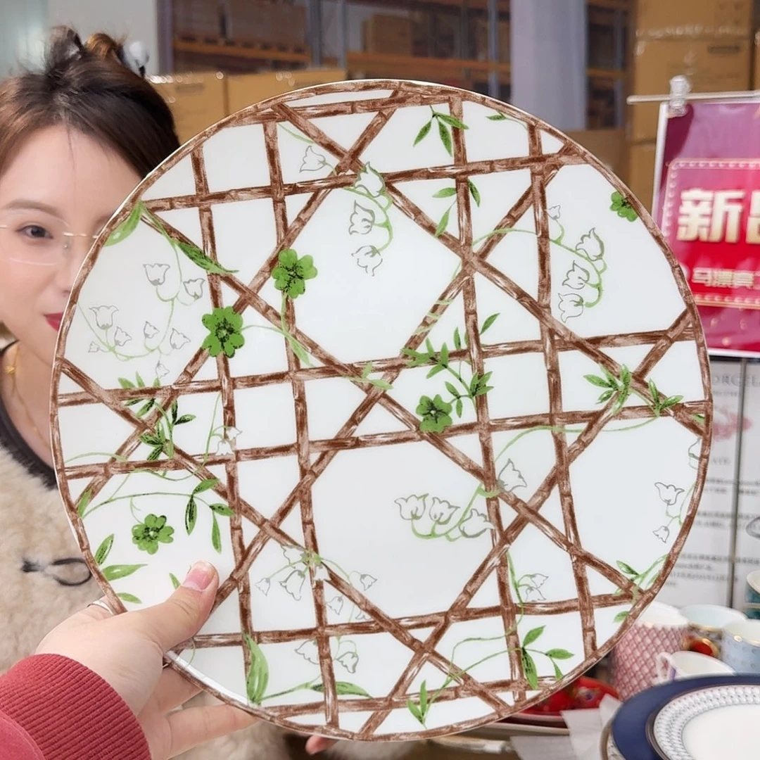 骨瓷高骨12英寸平盘30.5cm一个
