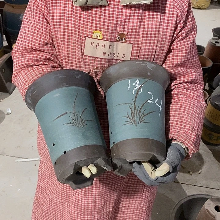 紫砂花盆紫砂花盆