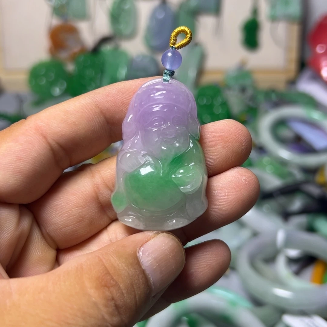 小***珠吊坠白玉菩提吊坠