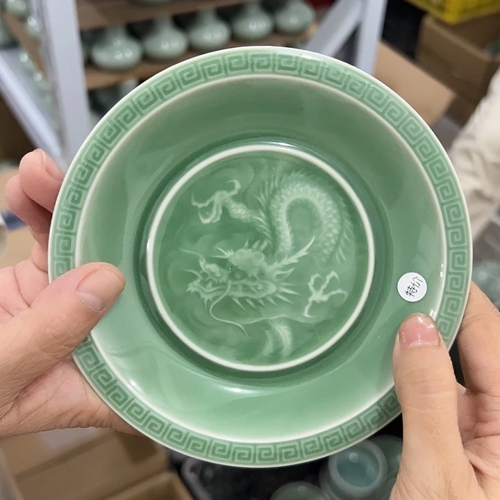 龙泉云间青瓷小米茶器