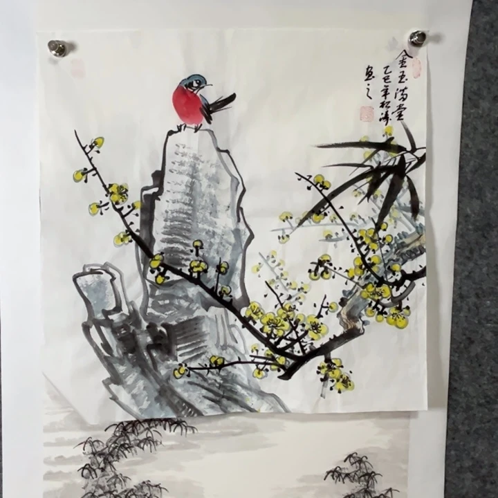 国画精品手绘国画作品