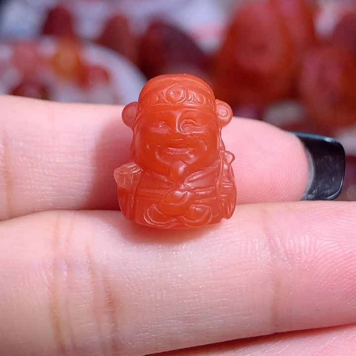 南红玛瑙未镶嵌南红财神爷