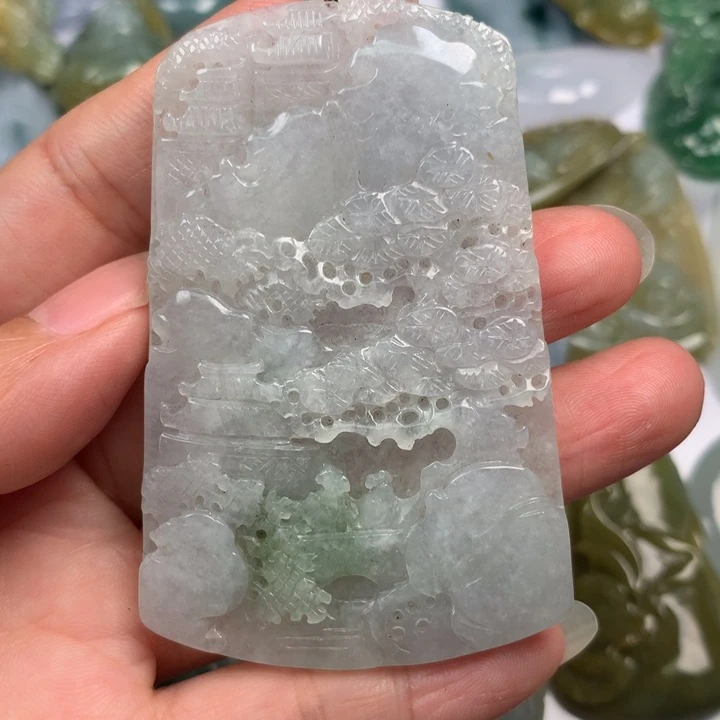 翡翠未镶嵌颈饰翡翠