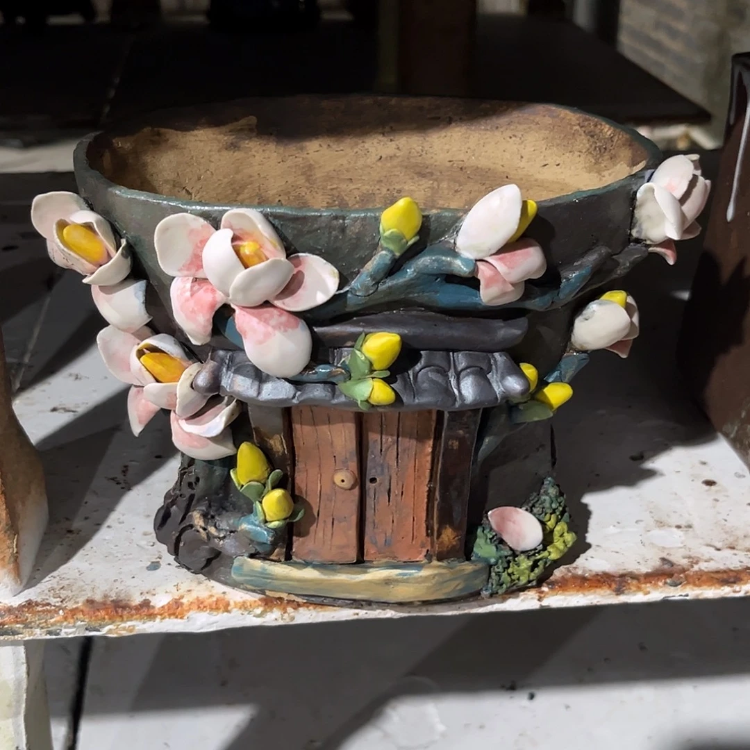 6 号陶然花器多肉植物手工花盆