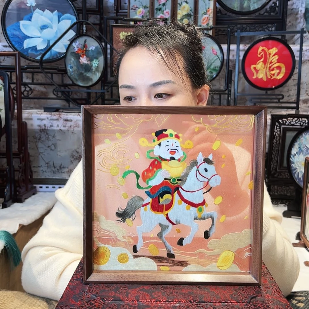 ****小织绣苏绣代金券102价格