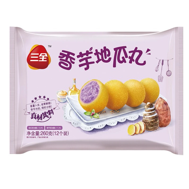 三全香芋地瓜丸  *260g/袋