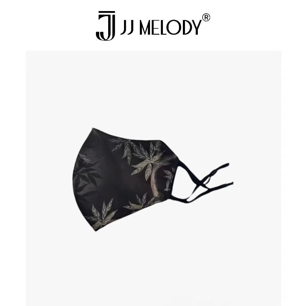JJ Melody【国风】ZZ-802香云纱口罩（一支装）-不定位花型 Y