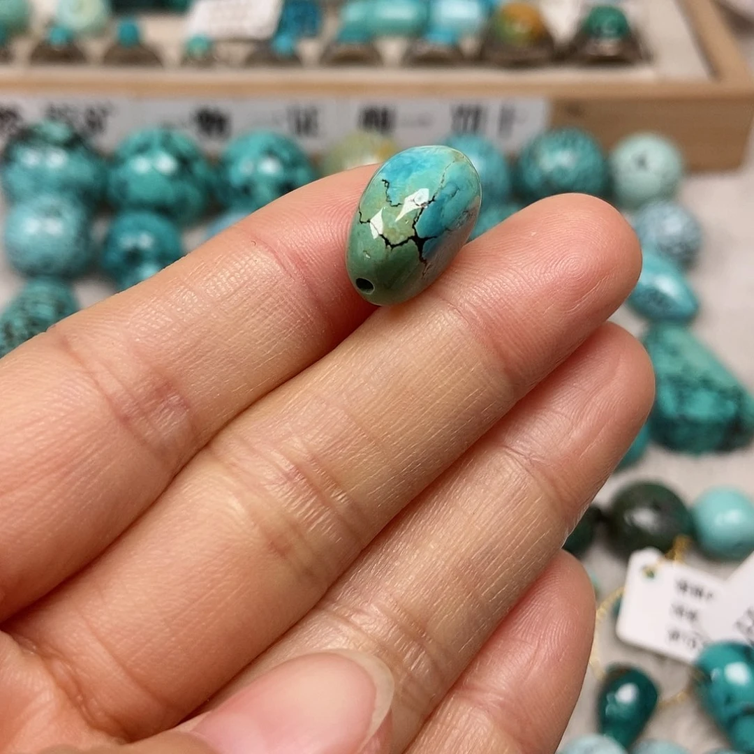 未镶嵌绿松石珠宝半成品