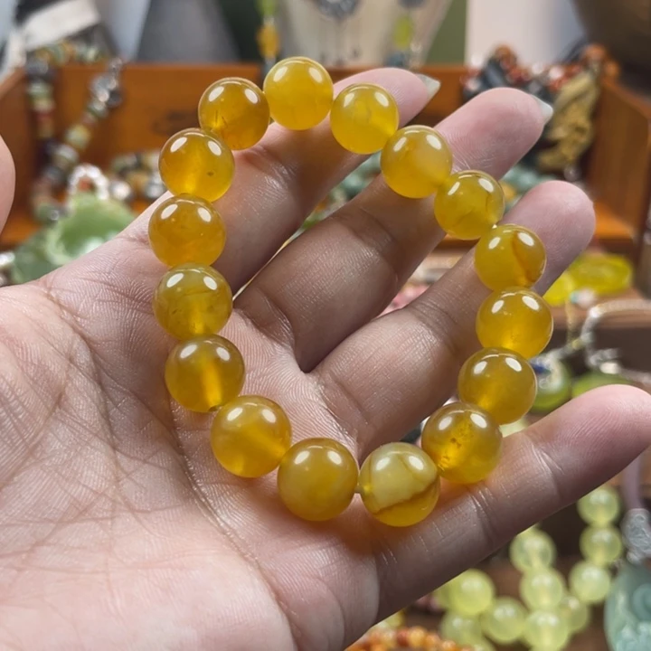 蛇纹石玉未镶嵌手串