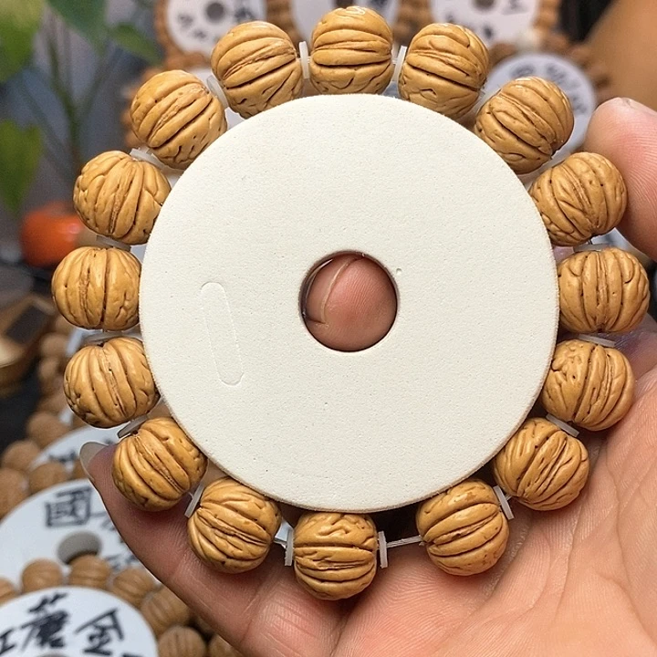 【闪购商品】杨*泽桃核手串盘锦红魔金丹