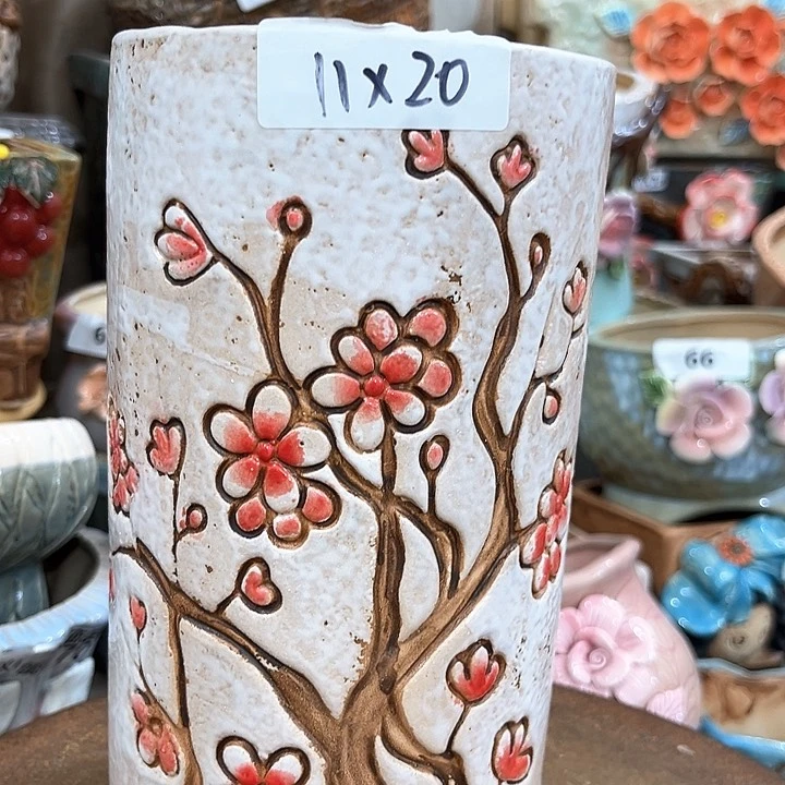 红陶粗陶多肉花盆中