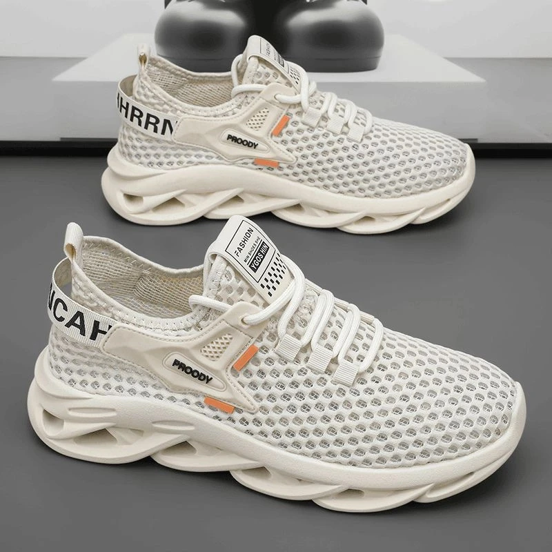 【成功男士驾车鞋】夏季新款男鞋休闲运动跑步鞋透气不臭脚网面鞋