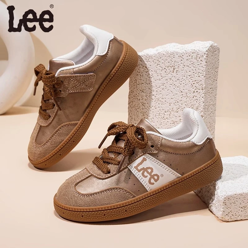 【Leekids】童鞋夏季新款时尚复古德训休闲鞋百搭舒适耐磨运动鞋