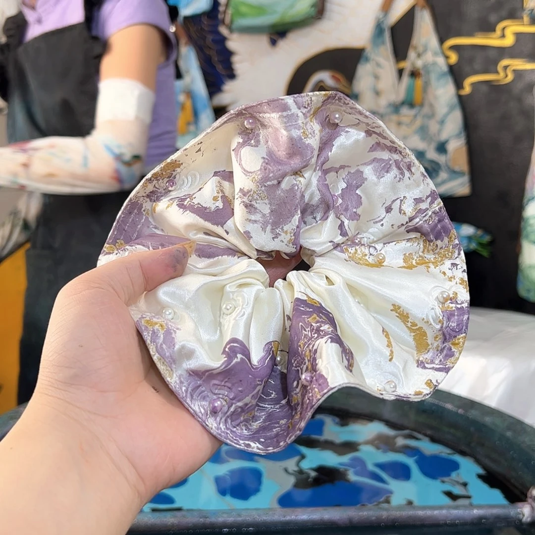 我****帅444精品圆饼珍珠发圈