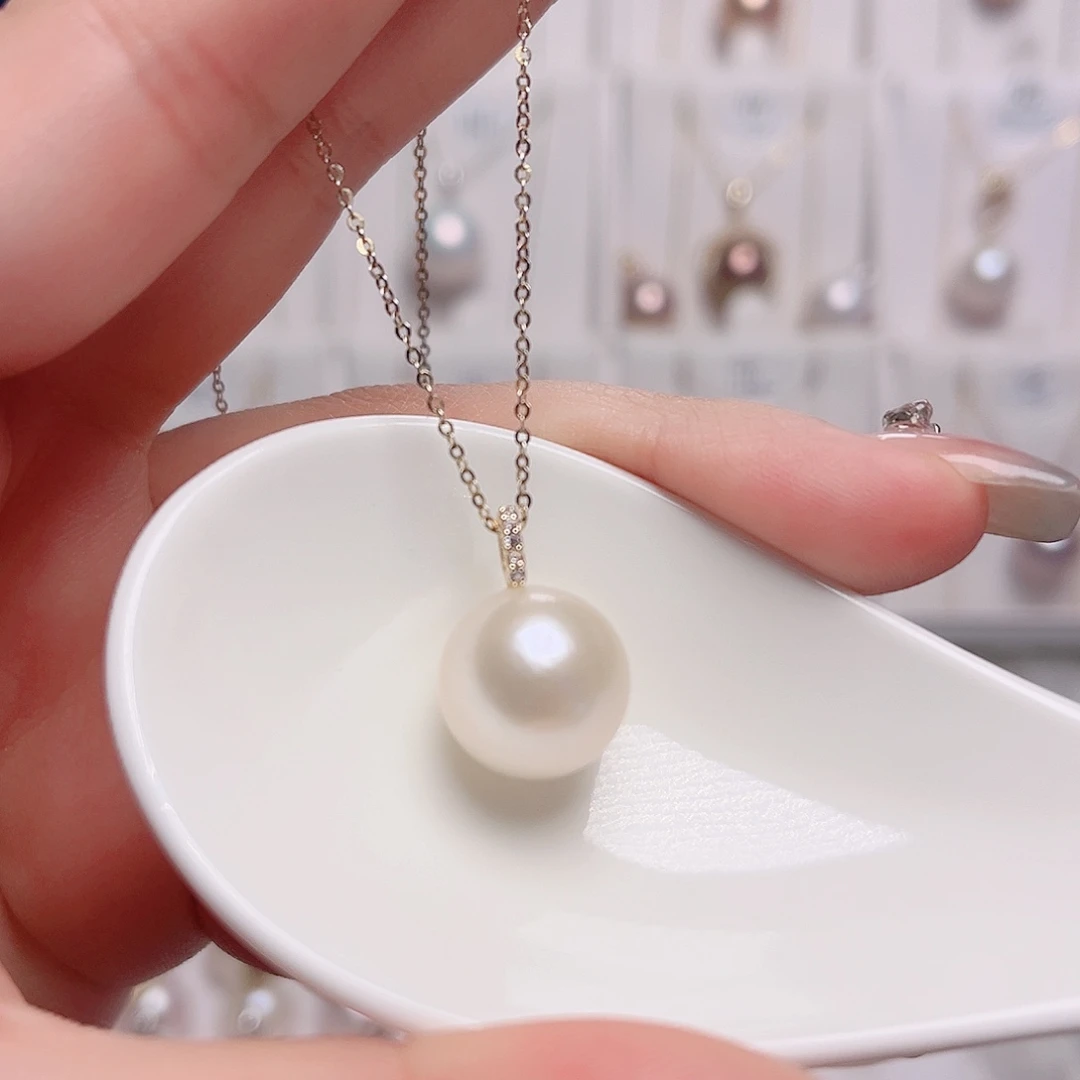 淡水珍珠未镶嵌吊坠(赠链)